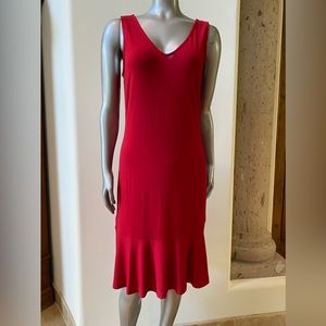 Flirty, sleeveless Tommy Bahama red dress size M.